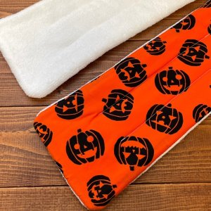 画像1: 【単品】ハロウィン♪ジャックオランタン ふわもち♪魔法のおむつママのテンションを上げる秘密♪  布おむつ,超吸収インサーツ,ワクワク,オレンジ,カボチャ,再販なし (1)